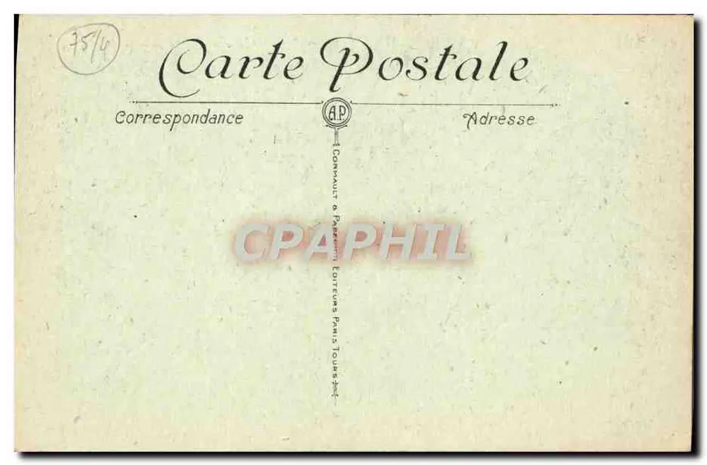Paris — Das Rathaus und der Pont d'Arcole — A. P. 121 - Rückseite