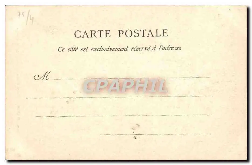 Paris — Notre-Dame — Portail de la Vierge — E. L. D. Paris n° 314 - Rückseite