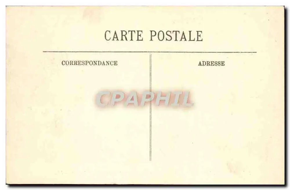 Überschwemmungen in Paris — Januar 1910 — Am Bahnhof Saint-Lazare — LL - Rückseite