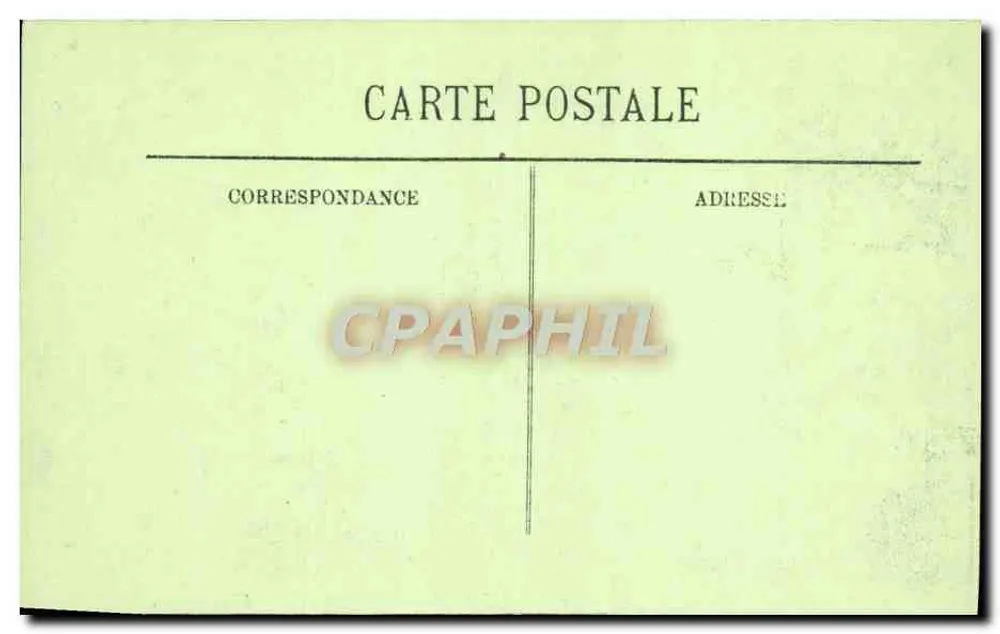 Überschwemmungen in Paris (Januar 1910) — Das Haus der Abgeordneten — LL. - Rückseite