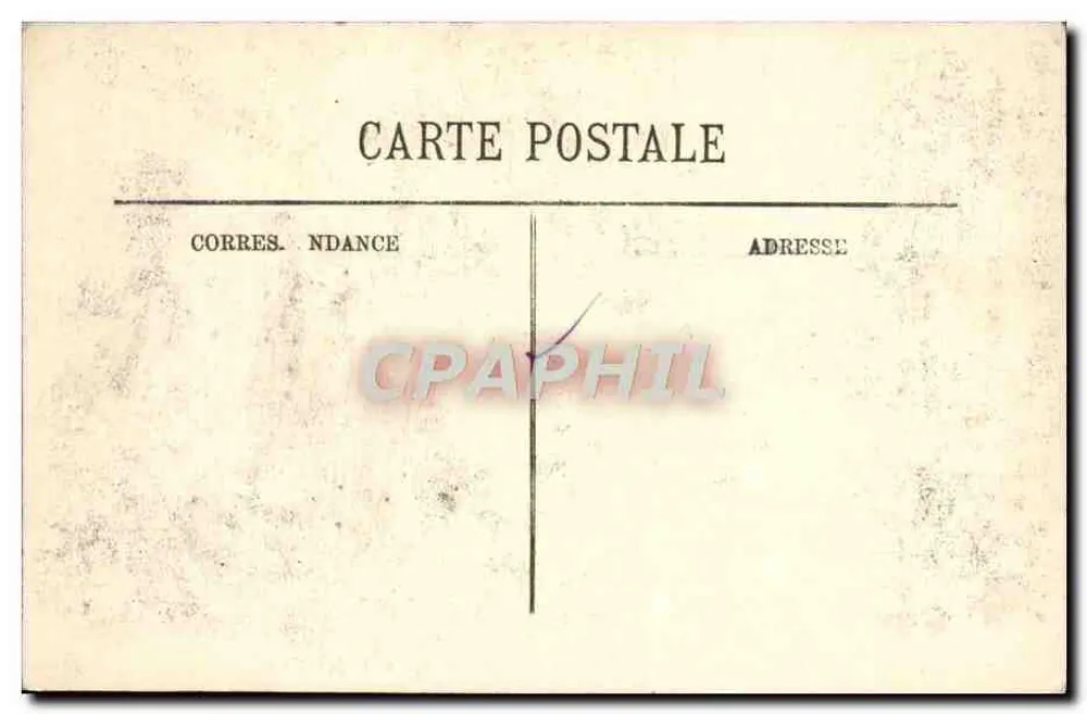 Inundações de Paris (Janeiro 1910) — A Rue de Lille — LL. - Verso