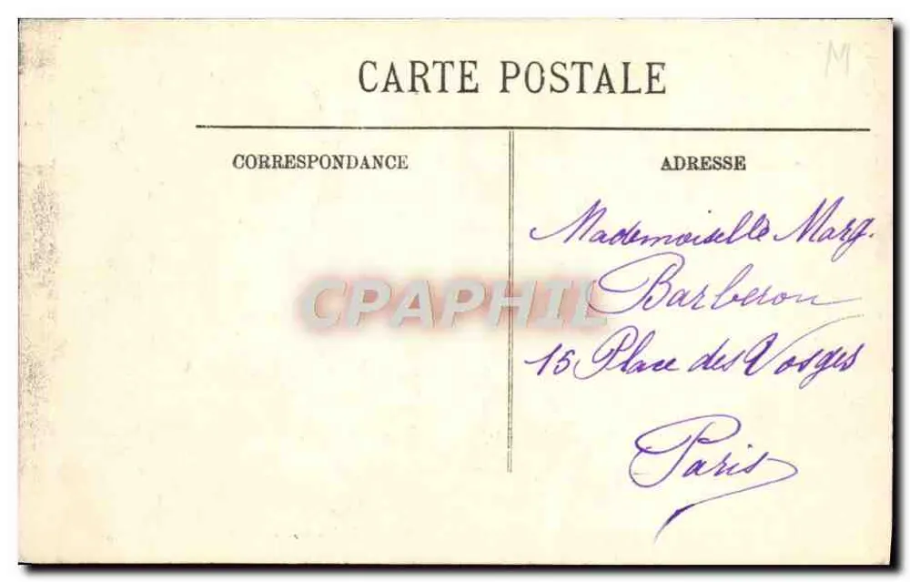 Inundações de Paris (Janeiro 1910) — Avenida Ledru-Rollin — LL. - Verso