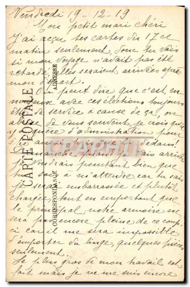 Powodzie w Paryżu (Styczeń 1910) — Rue de Lyon — LL, n° 142 - Rewers