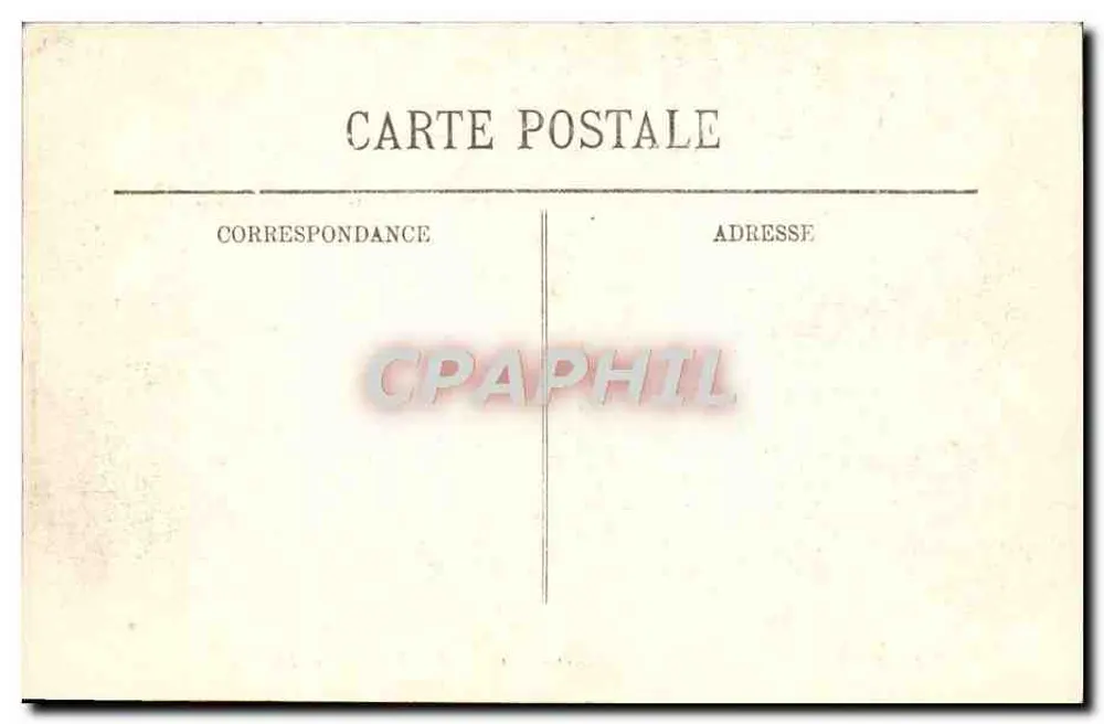 Inundações de Paris (Janeiro 1910) — Cours la Reine — LL - Verso