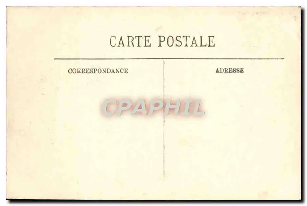 Inundações de Paris (Janeiro 1910) — Rue de Bourgogne — LL. — N° 204 - Verso
