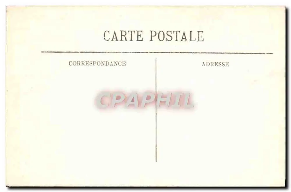Überschwemmungen in Paris (Januar 1910) — Cours la Reine — LL - Rückseite