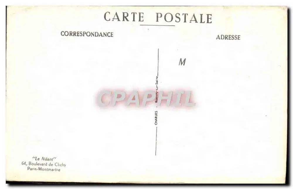 Grabkapelle - Paris-Montmartre - Cabaret du Néant - Rückseite