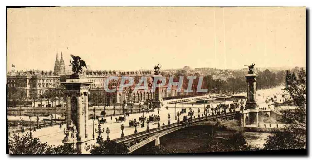 Ponte Alexandre-III — Paris — F. F. Paris, n°16 - Frente