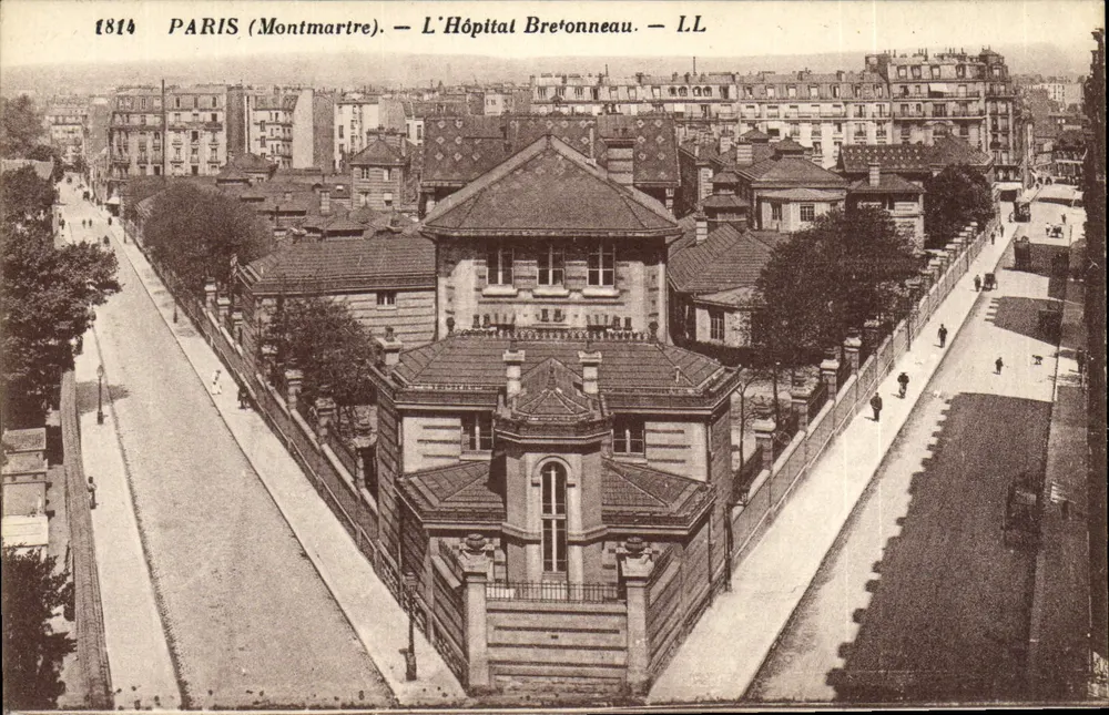 PARIS (Montmartre) — Das Krankenhaus Bretonneau — LL - Vorderseite