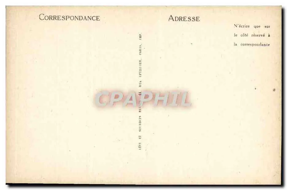 PARIS (Montmartre) — Das Krankenhaus Bretonneau — LL - Rückseite