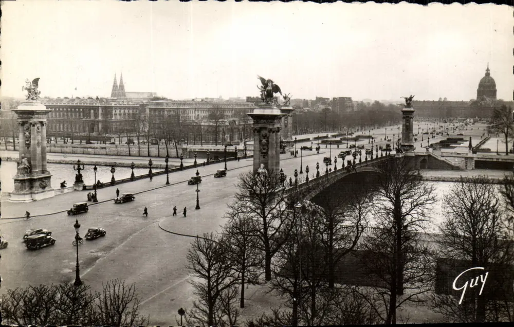 Brücke Alexandre III — Esplanade der Invaliden — Guy - Vorderseite
