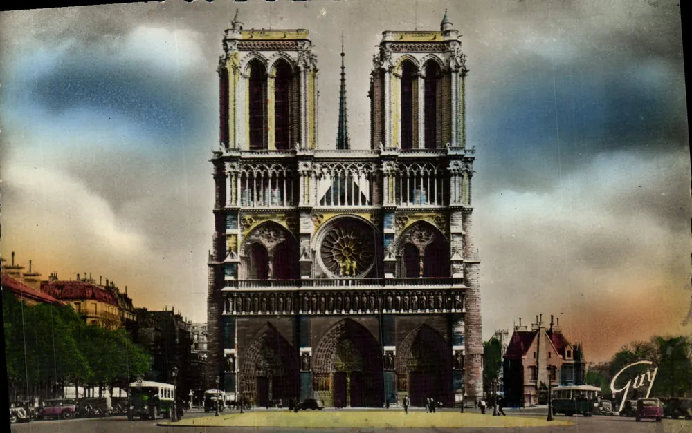 Notre-Dame de Paris — Fassade — Verlag Guy - Vorderseite