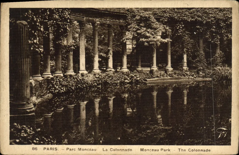 Parijs - Parc Monceau - De Colonnade - Uitgever Foy, n°86 - Voorkant