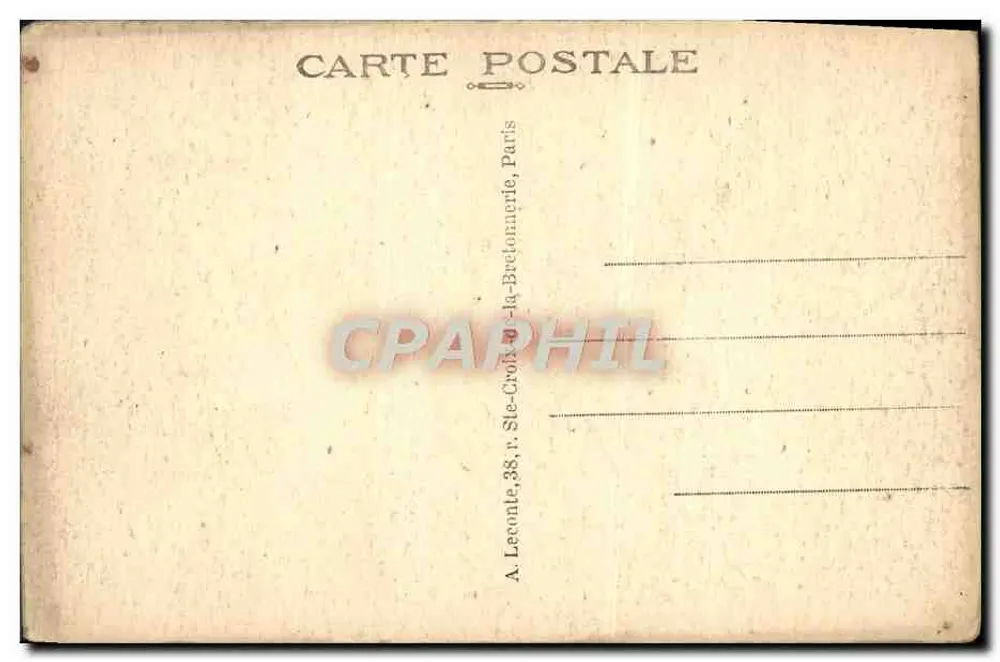 Parijs - Parc Monceau - De Colonnade - Uitgever Foy, n°86 - Achterkant