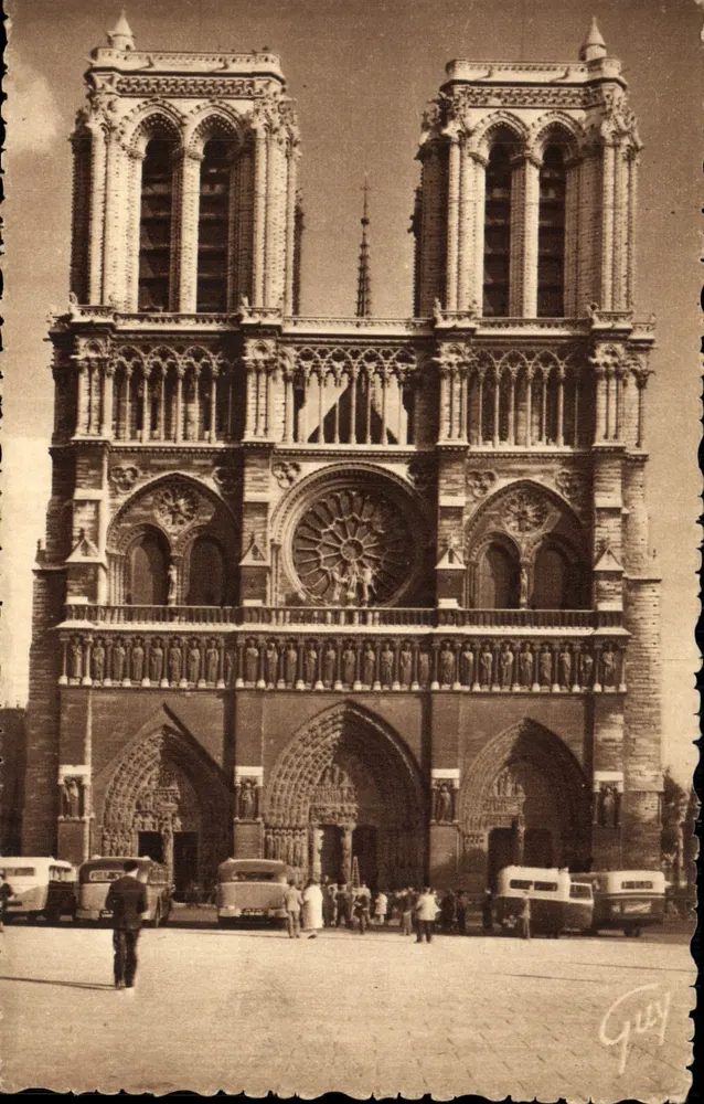 Notre-Dame de Paris — Kathedrale Notre-Dame (1163-1260) — André Lecointe & Guy - Vorderseite