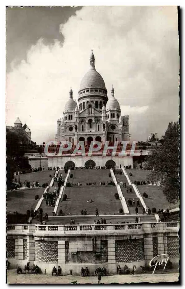 Basilika des Heiligen Herzens in Montmartre — Paris — Verlag André LECONTE, Nr. 317 - Vorderseite