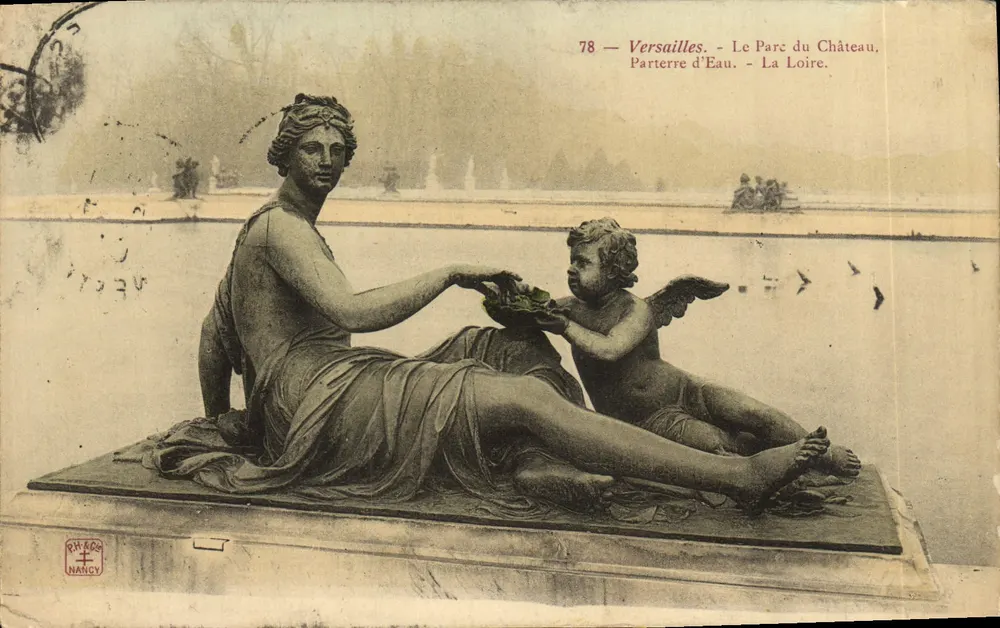 Versailles — Le Parc du Château. Parterre d'Eau. La Loire. — Éditeur : R.H. & Cie, Nancy. N° 78 - Vorderseite
