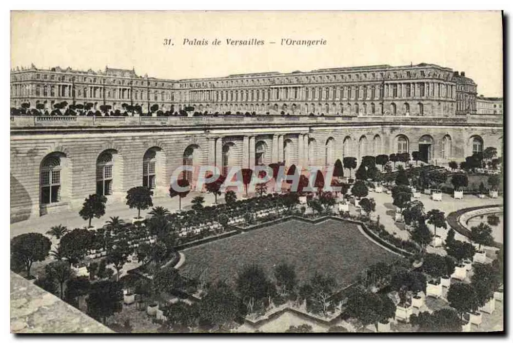 Palácio de Versalhes — A Orangerie — Héliotypie Bourdier e Faucheux, n°31 - Frente