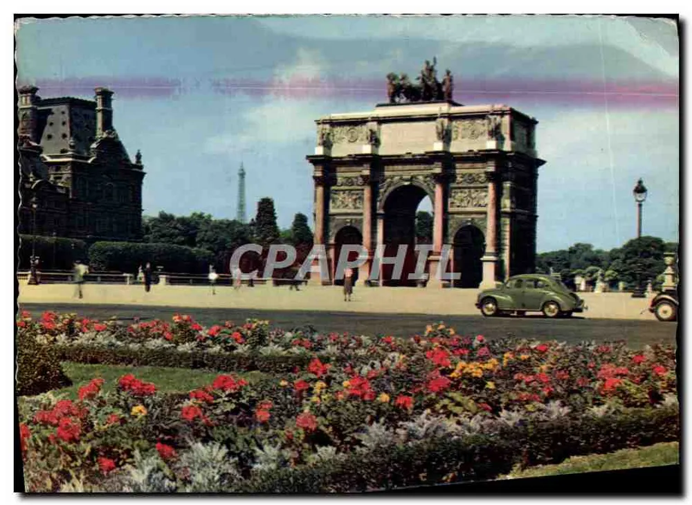 Paris - L'Arc de Triomphe du Carrousel — éditeur ÉCOLEURS MA VELLIS, n° 8023 - Awers