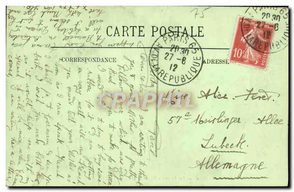 Saint Cloud — O Parque — As Grandes Eaux — LL. — n°26 - Verso
