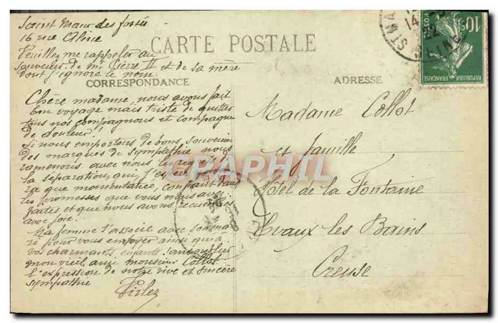 Créteil - Le Petit Bias (Kunstansicht) — Paris, unbekannter Verlag - Rückseite