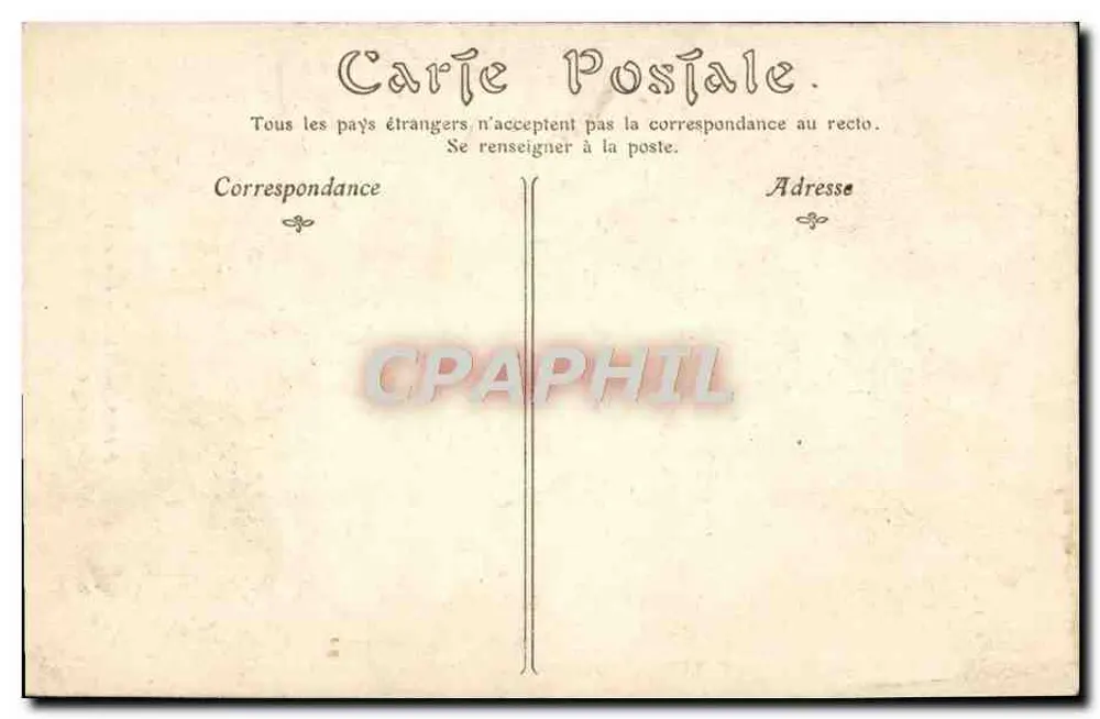 PARIS — Französisches Theater, Medaillon von Corneille, von Denis Puech — Verlag ND. Phot. n° 682 - Rückseite