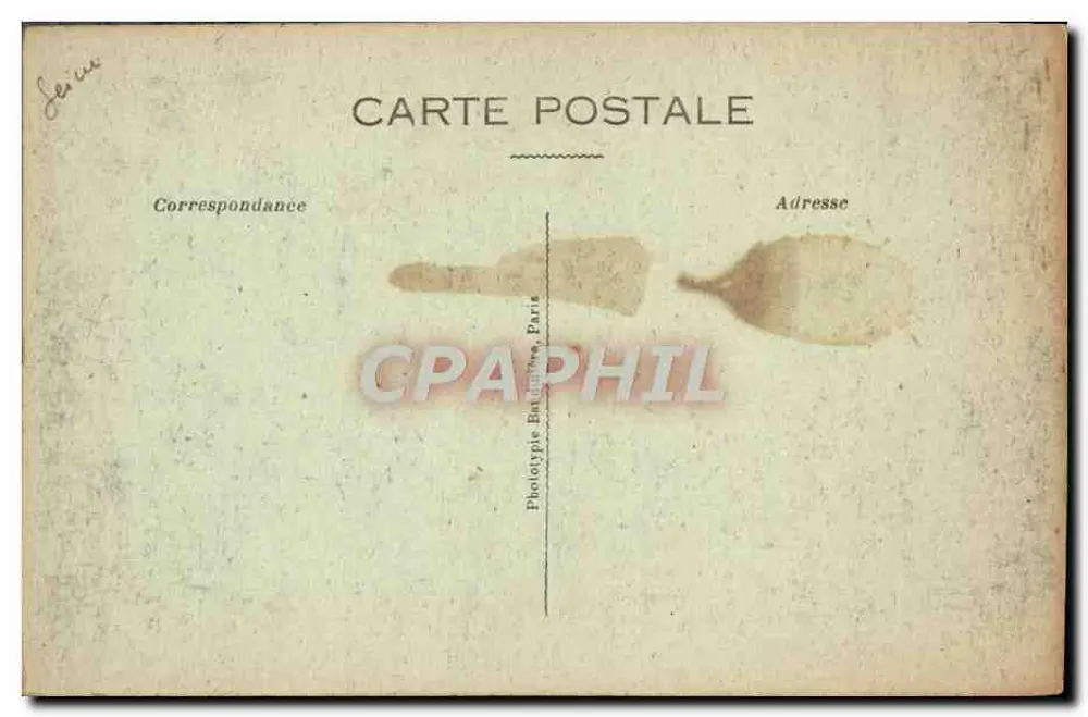 Saint Denis — A Decapitação de São Denis — J.F. / A. Banne - Verso