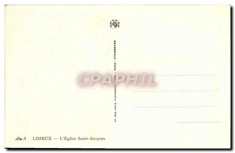 Place des Terreaux — Lyon — E.R. n°308 - Verso