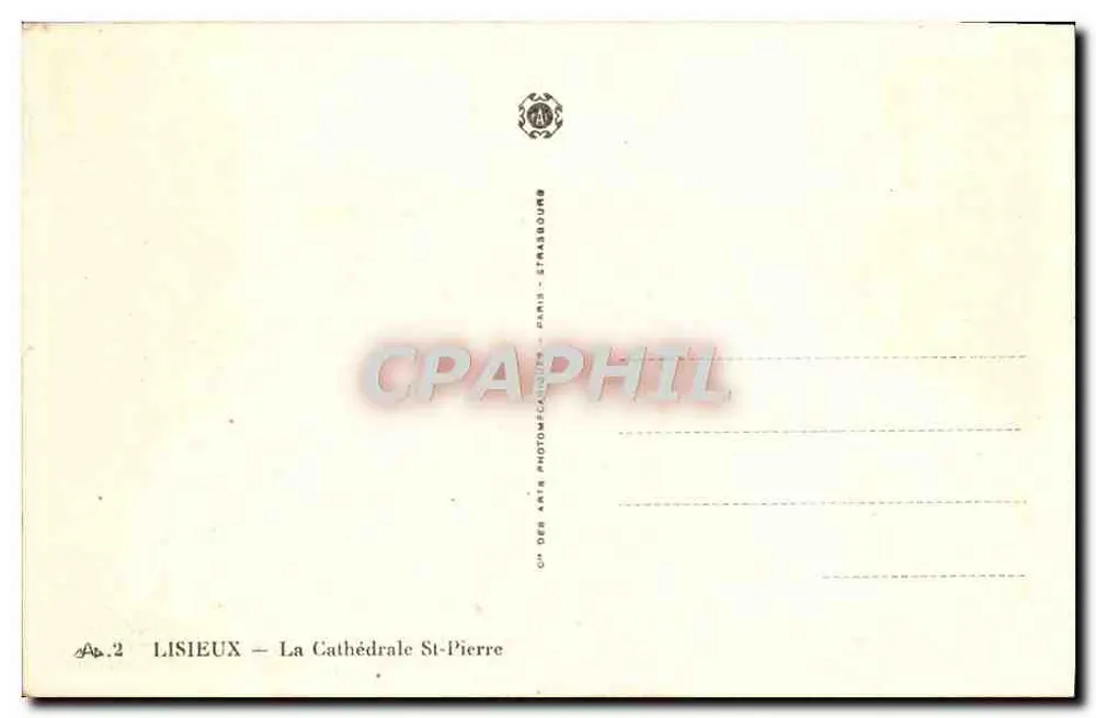 Lisieux — La Cattedrale di San Pietro — editore Cap - Verso