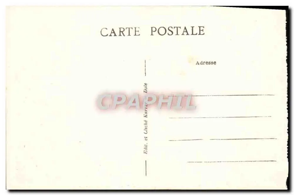 SALINS-les-BAINS (Jura) — Forte Belin (alt. 580 m.) - Verso