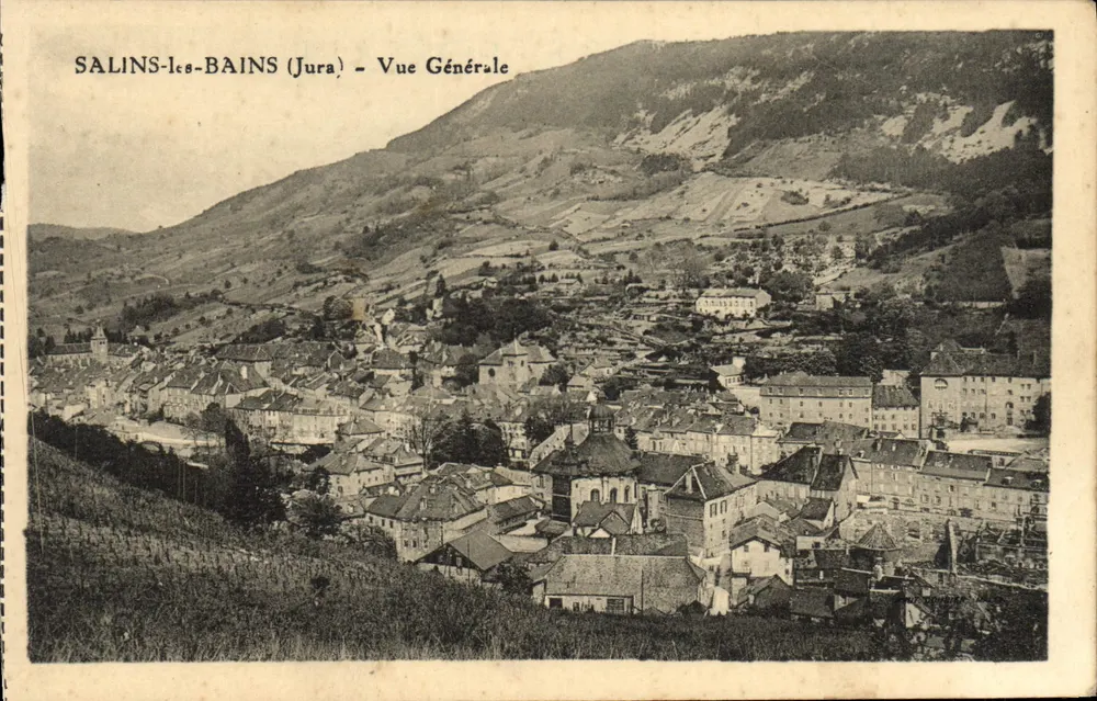 Salins-les-Bains (Jura) — Vue Générale - Frente