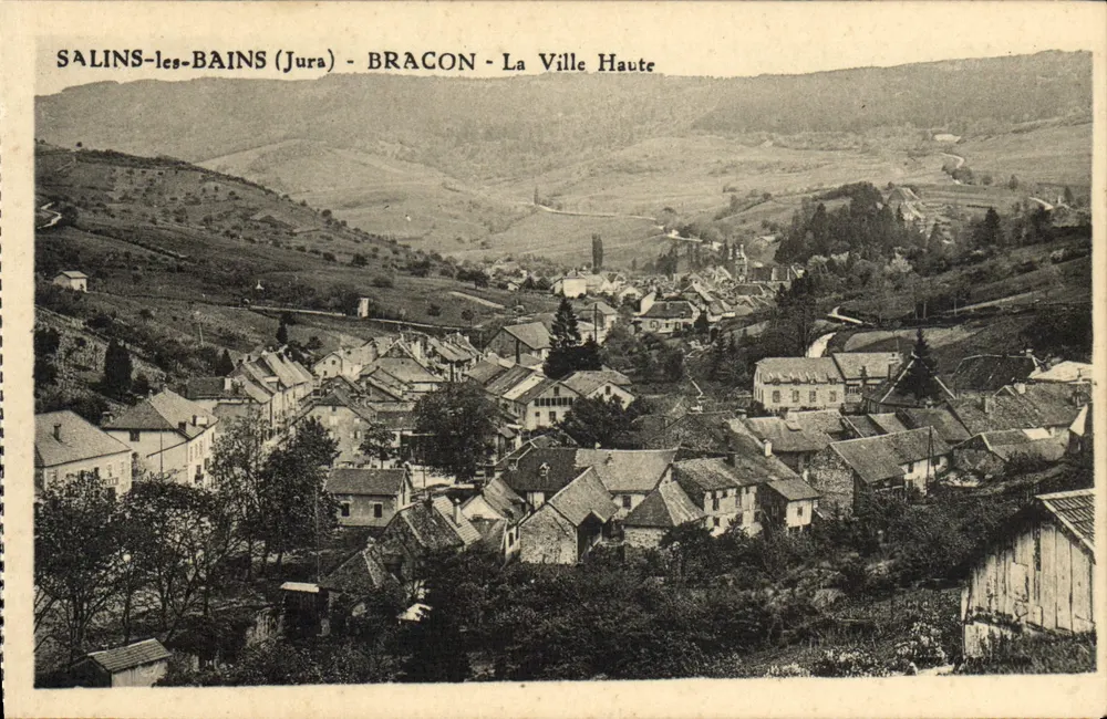 Salins-les-Bains (Jura) - Bracon - Die Oberstadt - Vorderseite