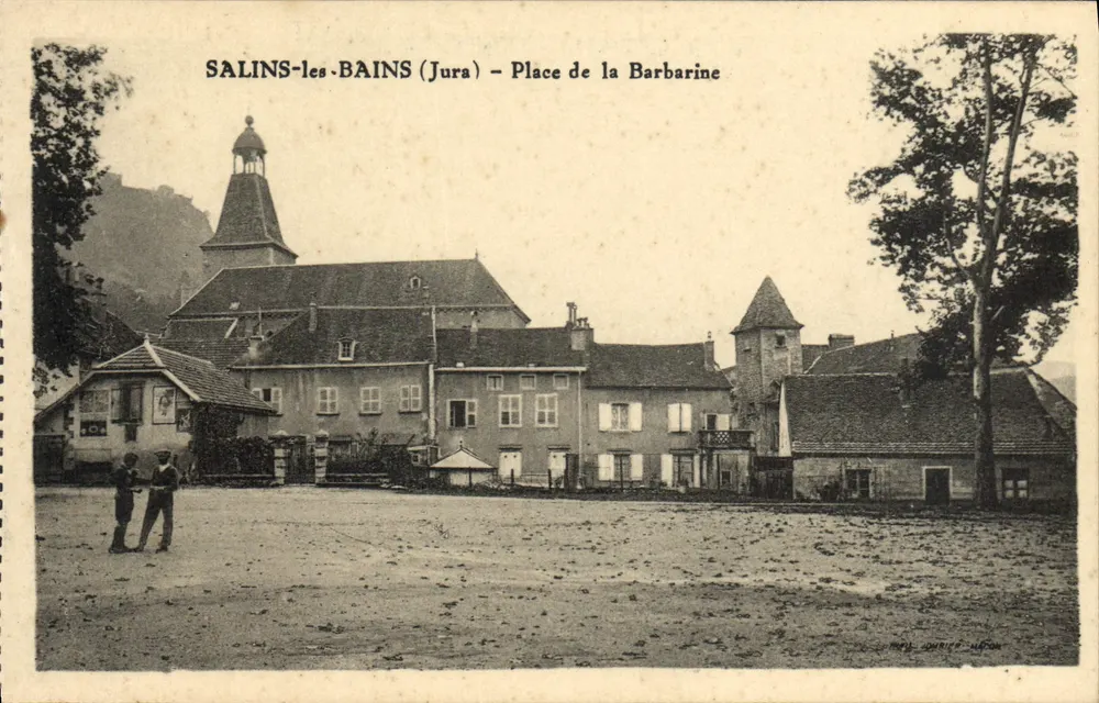 Salins-les-Bains (Jura) — Place de la Barbarine — Paris Courrier Nation - Vorderseite