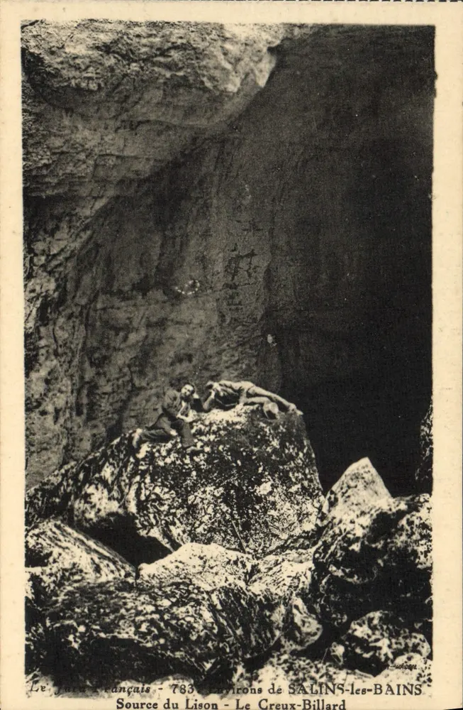 Quelle des Lison - Le Creux-Billard - Umgebung von Salins-les-Bains - Vorderseite