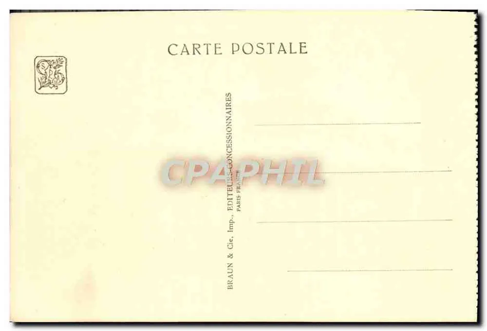 Madagaskar — Hauptfassade — Internationale Kolonialausstellung — Paris 1931 - Rückseite