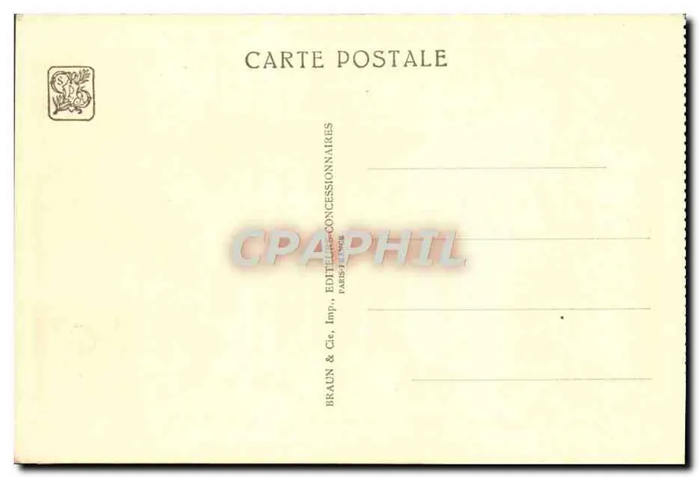 Internationale Kolonialausstellung — Paris 1931 — Abschnitt Indochina — Pavillon Kambodschas — Groslier et Blanche, Archy - Rückseite