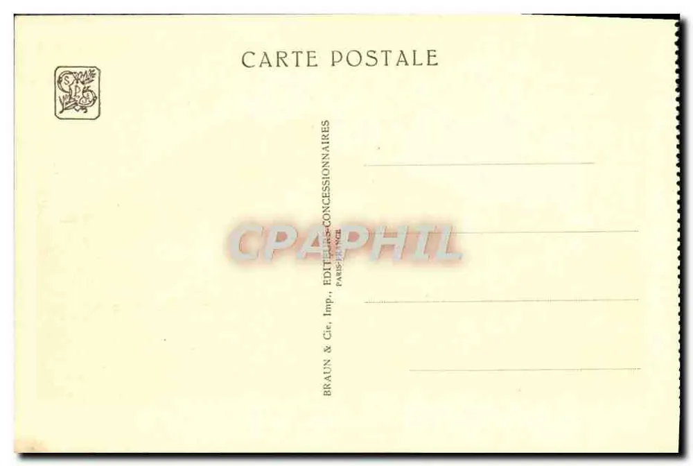 Hauptpalast Italiens — Internationale Kolonialausstellung — Paris 1931 — Brasini, Arch. - Rückseite
