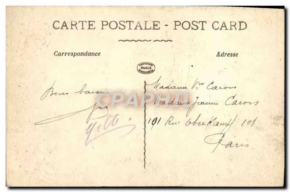 Schlacht von VERDUN — Das berühmte Fort de Vaux — unbekannter Verleger, Nr. 3731 - Rückseite
