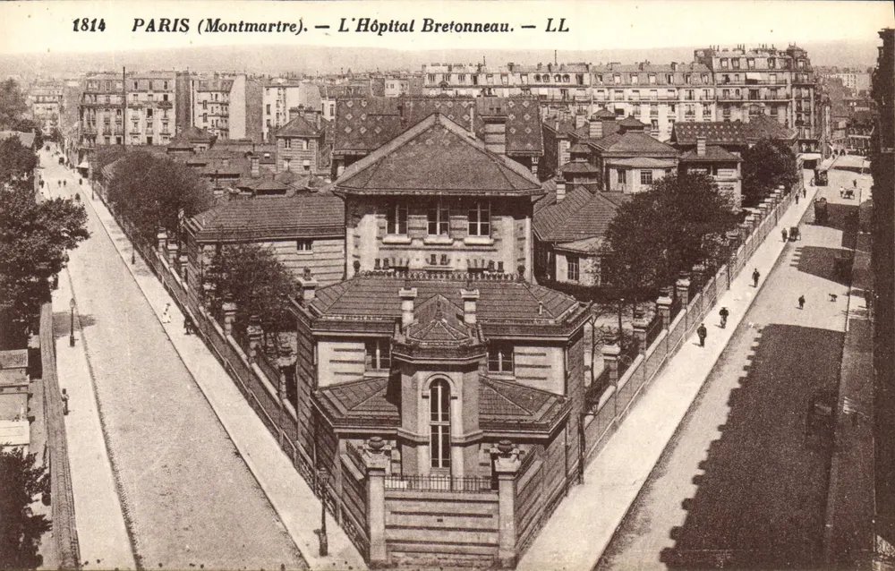 PARIS (Montmartre) — Das Krankenhaus Bretonneau — LL - Vorderseite