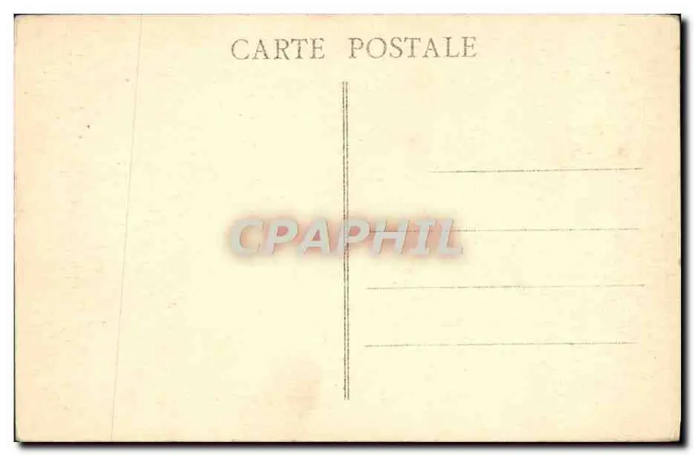 Paris — Perspektive der Seine von der Concorde zur Île Saint-Louis — Foto der Französischen Luftfahrtgesellschaft - Rückseite