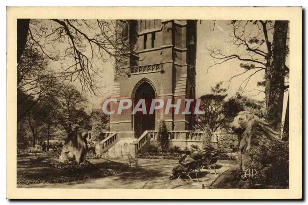 Paris - Der Square und der Eingang der Saint-Jacques-Turm — Éd. E. Papeghin, Paris - Vorderseite