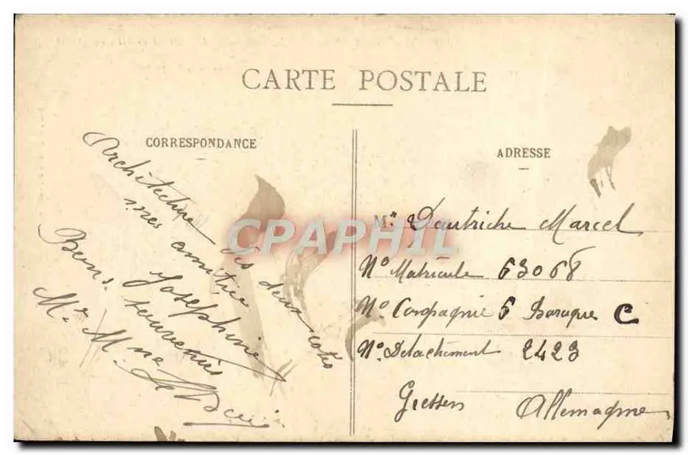Mont-Saint-Michel - Abtei - Die Granit-Lace-Treppe — J.P. 77, Sonderausgabe in der Abtei - Rückseite