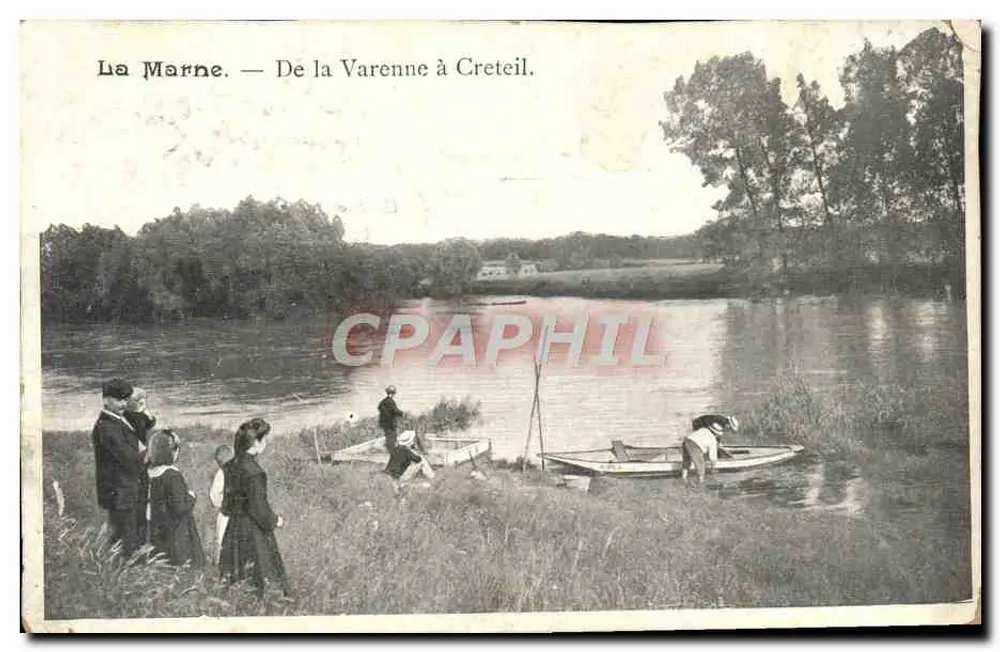 Die Marne — Von der Varenne bis Créteil — anonymer Verlag - Vorderseite