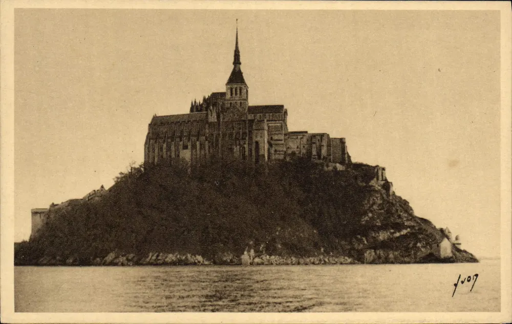 Mont Saint-Michel — Monumento maravilloso — Éditions d'Art Montreuil - Anverso