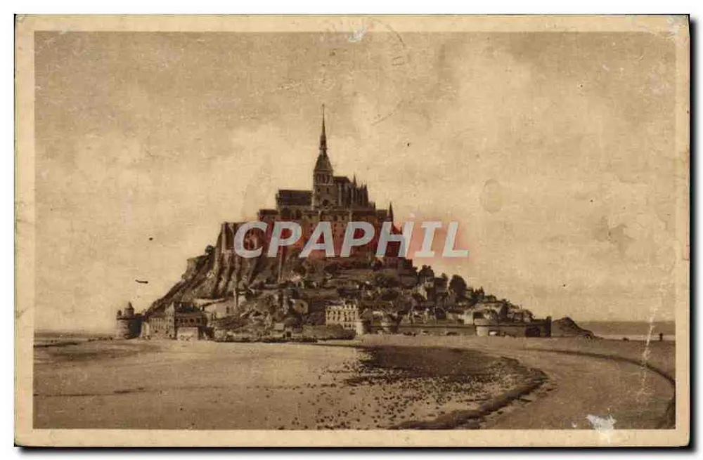 Mont-Saint-Michel — vue générale — Éditions Frabiques et Fribliques — n° 1527 - Frente