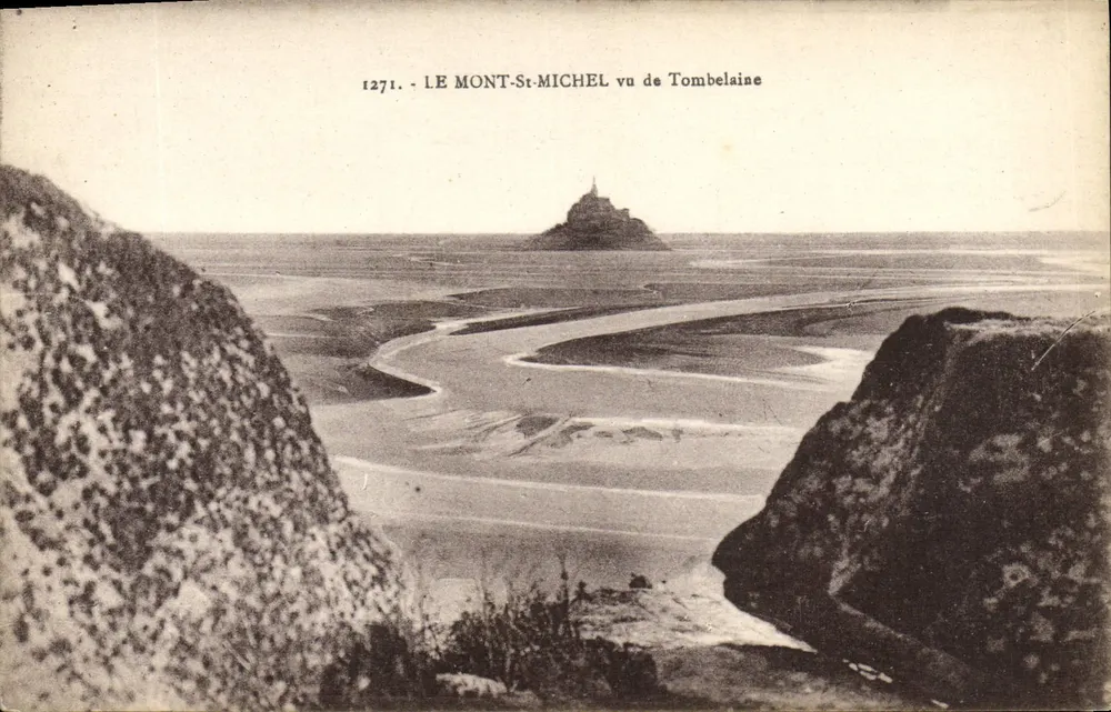 Le Mont-Saint-Michel aus Sicht von Tombelaine — Verlag Laurent-Nel, n° 1271 - Vorderseite