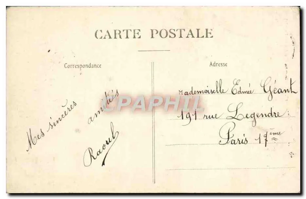 Reims — A Catedral (Fachada) — Editor não identificado, número de série 35 - Verso