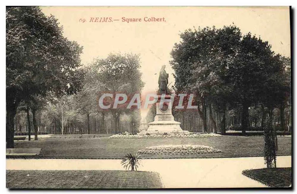 Reims — Square Colbert — n°69 - Frente