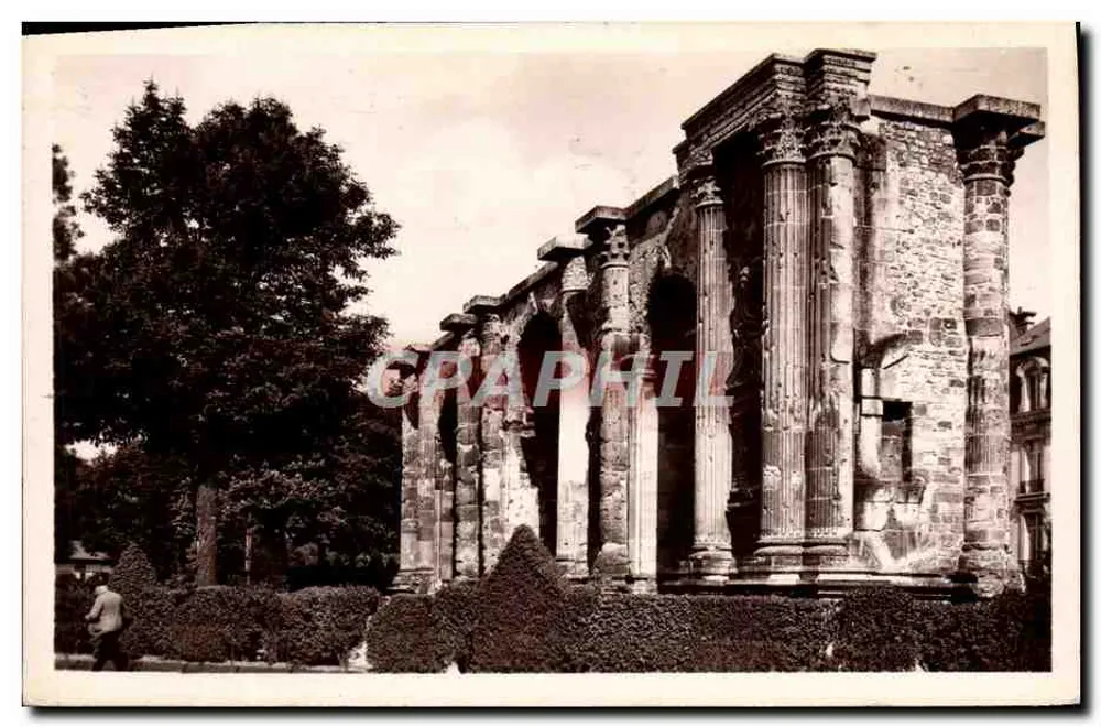 Ruiny świątyni Marsa — Reims — wydawca A.P. Strauburg n°111 - Awers