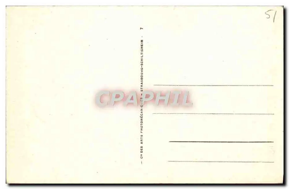 Square des Cordeliers — Reims — editor A.P. n° 226 - Verso